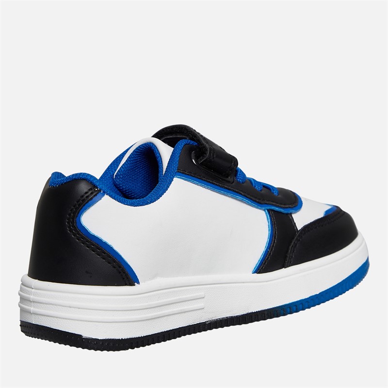 Sonic Boys Stamp Trainers White/Black/Blue