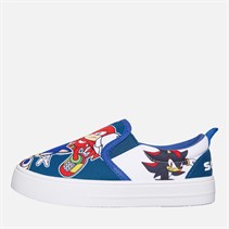 Sonic Infant Boys Slip-On Canvas Pumps White/Blue/Multi