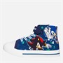 Sonic Infant Boys Sonic And Shadow Hi Top Trainers Black/Blue/Multi