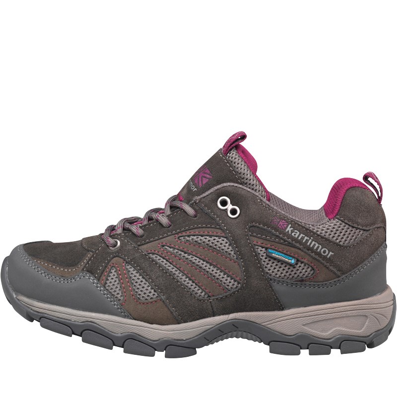 Buy Karrimor Womens Hatty Low Weathertite Hiking Shoes Black/Pink