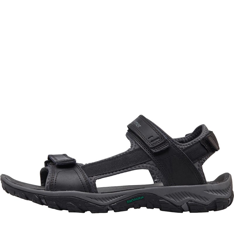 Buy Karrimor Mens Melbourne Leather Strap Sandals Black
