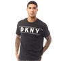 DKNY Męskie Chargers T-Shirt Czarny