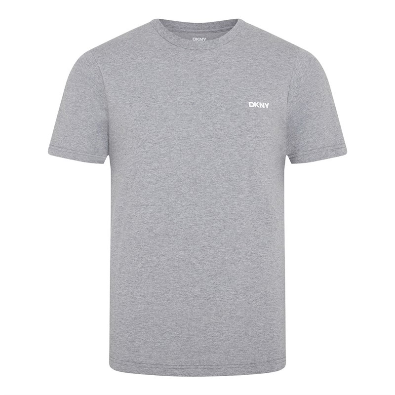 DKNY Mens Giants Three Pack T-Shirts Black/White/Grey Marl