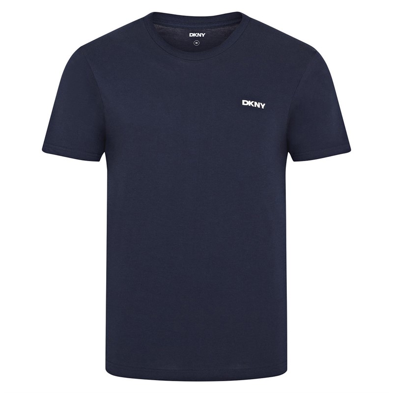 DKNY Mens Giants Three Pack T-Shirt Navy/White/Blue