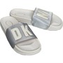 DKNY Junior Girls Slides Light Grey