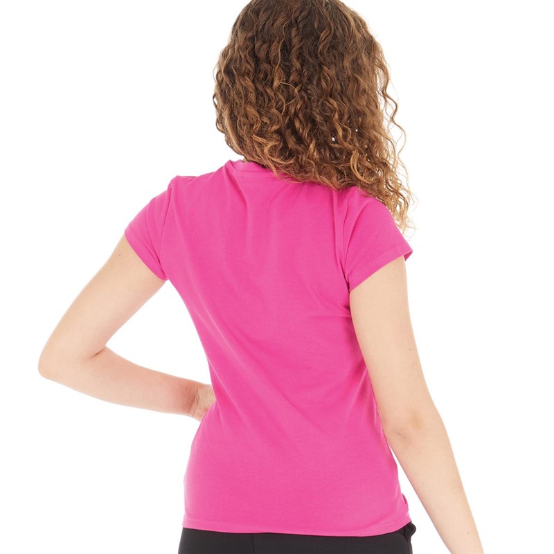 DKNY Girls T-Shirt Rasberry