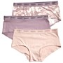 DKNY Girls Three Pack Hipster Briefs Multi
