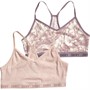 DKNY Girls Two Pack Racer Bras Multi