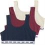 DKNY Girls Three Pack Bralette Multi