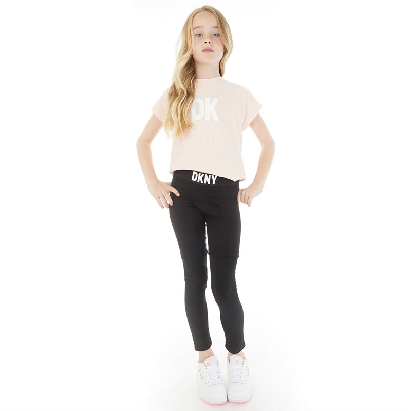 Buy DKNY Girls Leggings Black