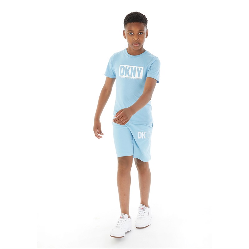 DKNY Boys Bermuda Shorts Pale Blue