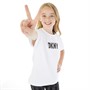 DKNY T-shirt z krótkim rękawem dla dziewczynki kolor biały