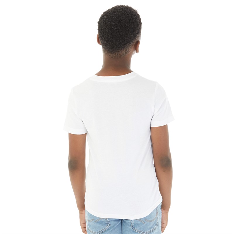 DKNY Jongens T-shirt Wit Korte Mouw