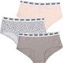 DKNY Girls Three Pack Briefs Multi