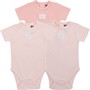 DKNY Girls Three Pack Bodysuits Set Pink