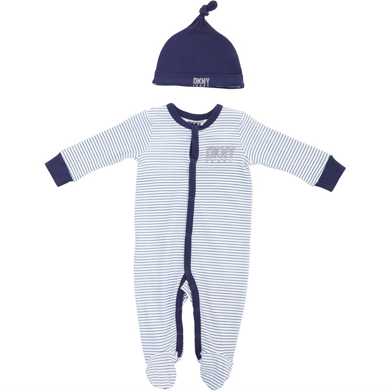 DKNY Boys Two Piece Gift Set Navy