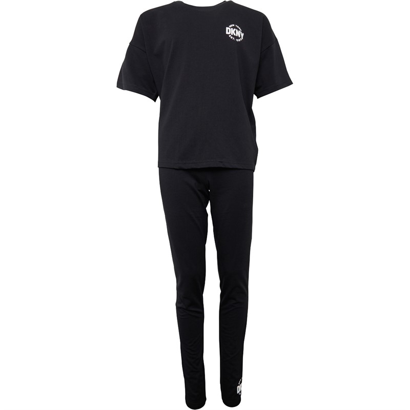 DKNY Girls Pjyama Set Black