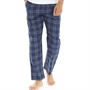 DKNY Mens Wolves Lounge Pants Navy/Lime Check