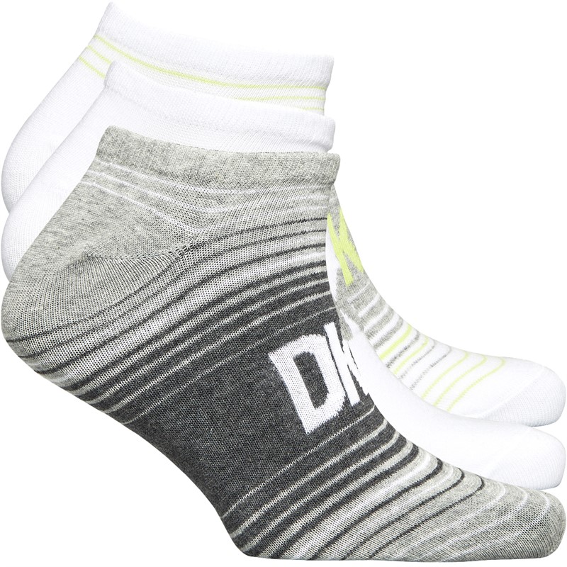 DKNY Heren Dunne Sneakersokken Meerkleurig