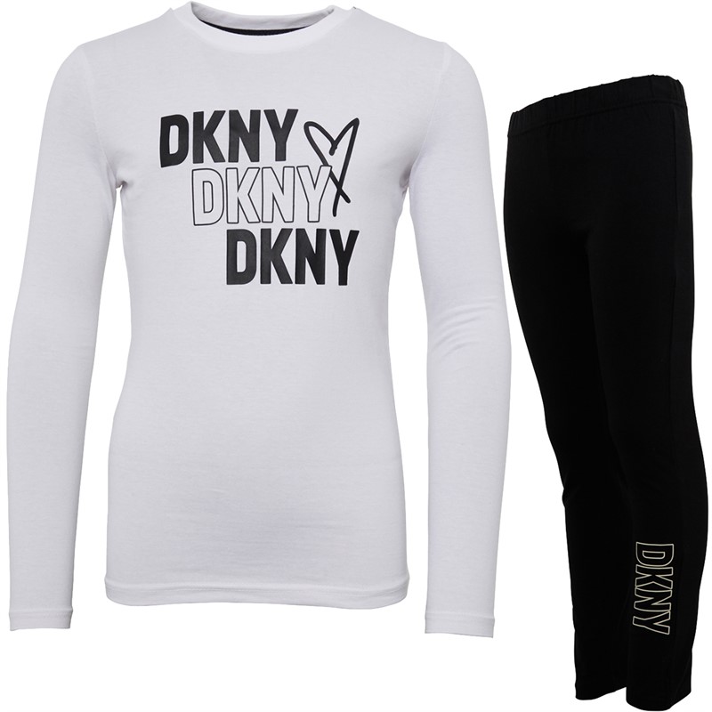 DKNY Piger Pyjamasæt Hvid