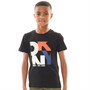 DKNY Boys Short Sleeve T-Shirt Black