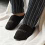 DKNY Herren Lyra Pantoletten Schwarz