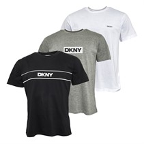 DKNY Mens Scorpions Three Pack T-Shirts Black/White/Grey Marl