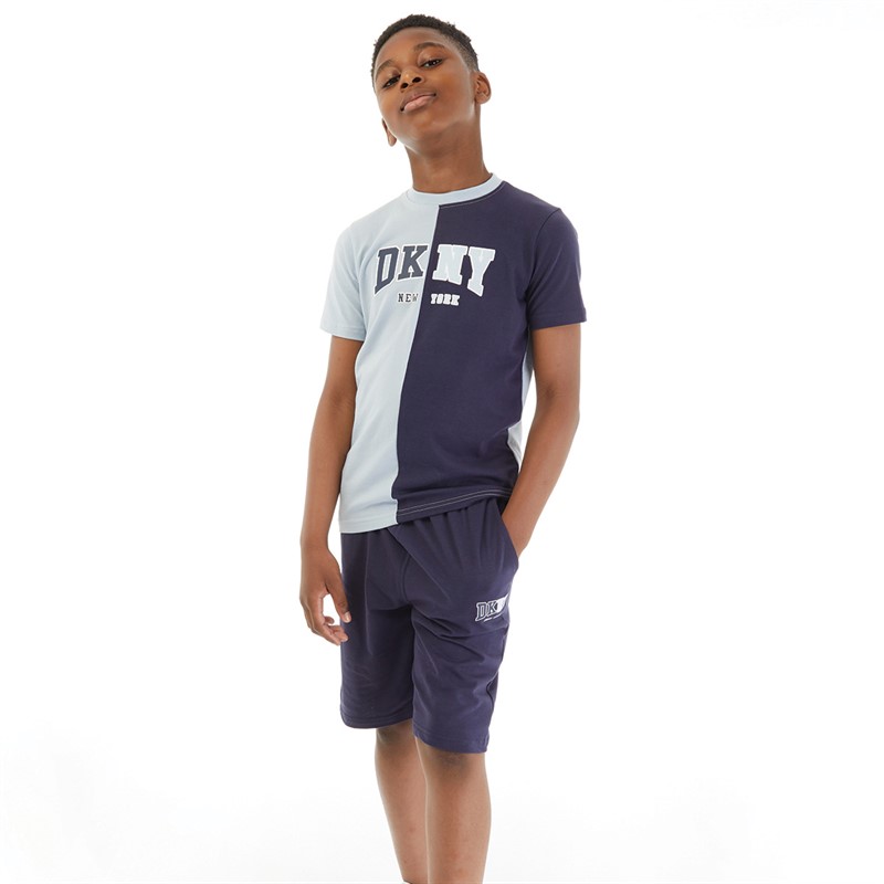 DKNY Boys New York Pyjama Set Navy/Blue