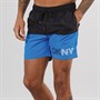 DKNY Mens Ko Lipe Solid Colour Swim Shorts Black/Blue