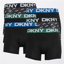 DKNY Boys Six Pack Boxers Black/Black