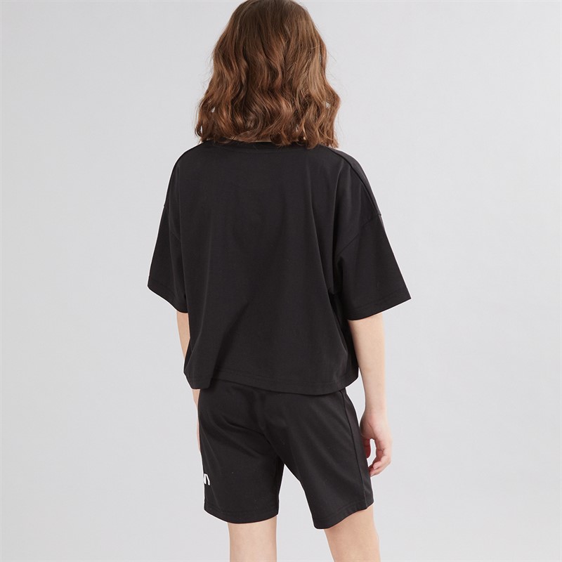DKNY Girls T-Shirt And Shorts Co-Ord Set Black