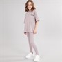 DKNY Girls T-Shirt And Leggings Co-Ord Set Purple