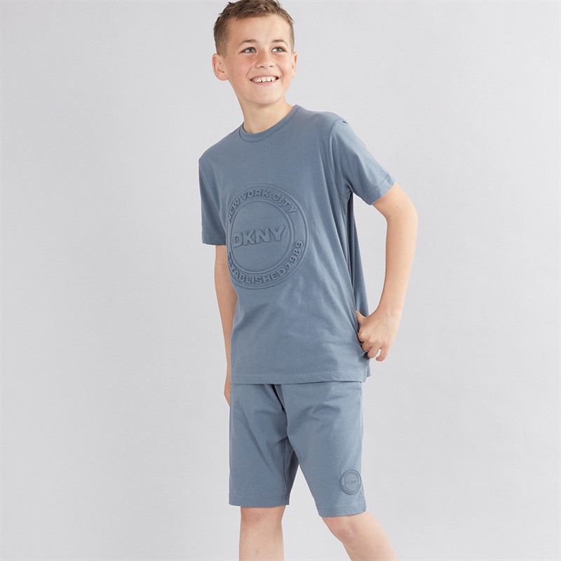 DKNY Boys T-Shirt And Shorts Co-Ord Set Blue