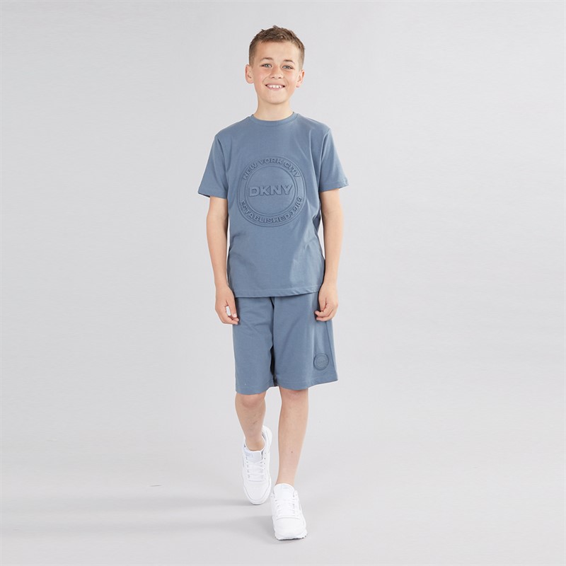 DKNY Boys T-Shirt And Shorts Co-Ord Set Blue