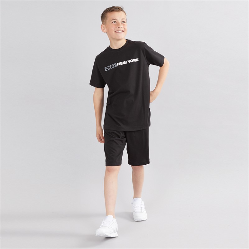 DKNY Boys T-Shirt And Shorts Co-Ord Set Black