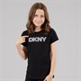 DKNY Girls Brooklyn Mindset T-Shirt Black