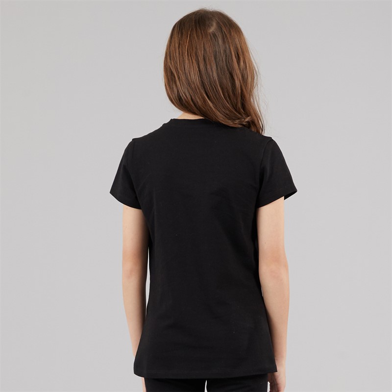 DKNY Girls Brooklyn Mindset T-Shirt Black