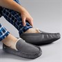 DKNY Mens Electra Moccasin Slippers Grey