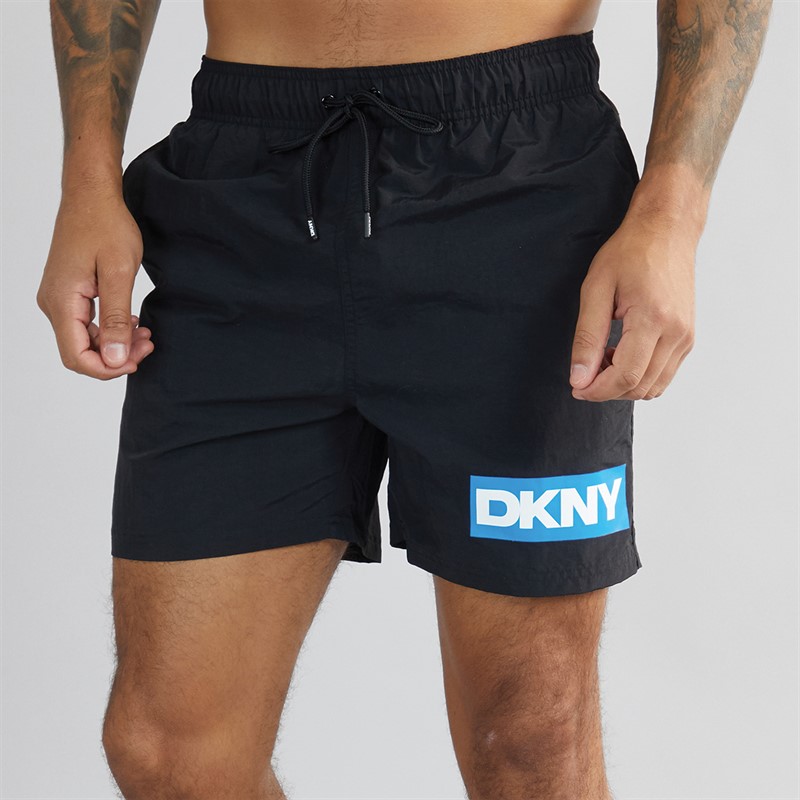 DKNY Mens Kos Swim Shorts Black