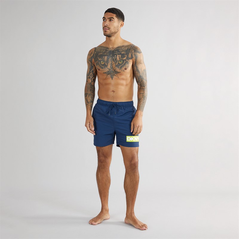 DKNY Mens Kos Swim Shorts Navy