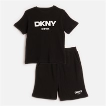 DKNY Boys T-Shirt And Shorts Set Black