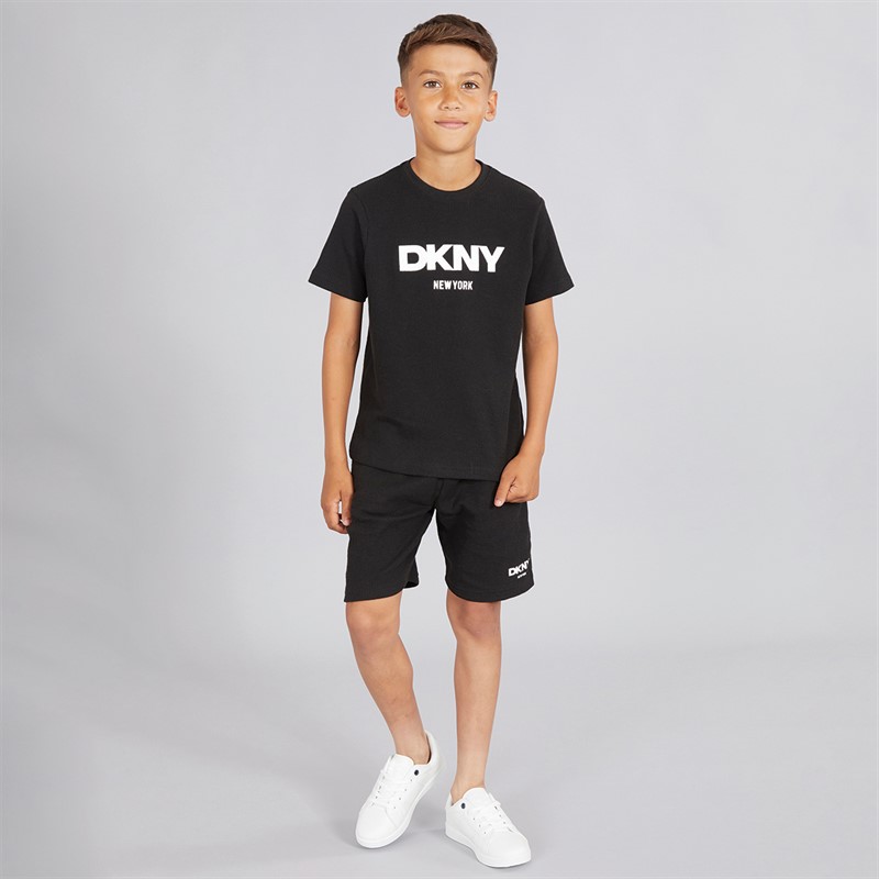 DKNY Boys T-Shirt And Shorts Set Black