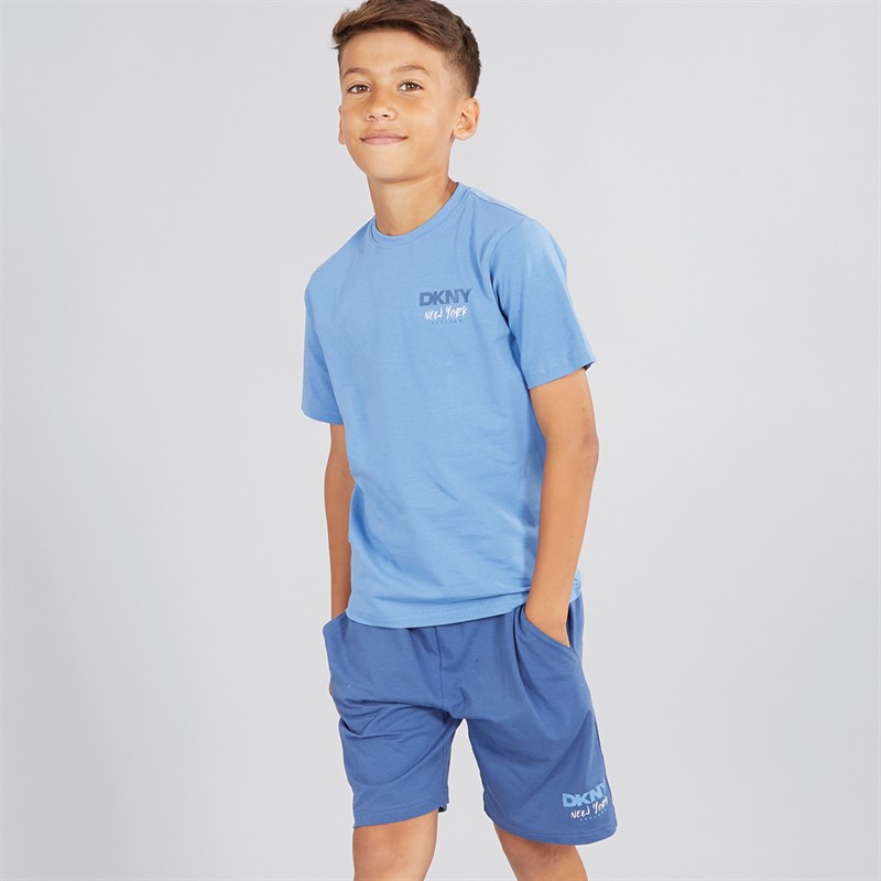 DKNY Boys T-Shirt And Shorts Set Blue