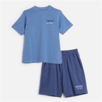 DKNY Boys T-Shirt And Shorts Set Blue