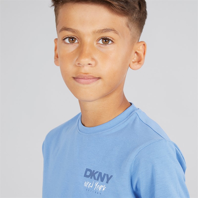 DKNY Boys T-Shirt And Shorts Set Blue