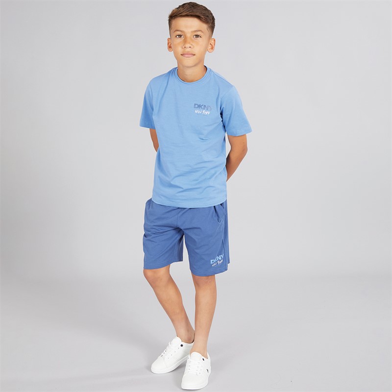 DKNY Boys T-Shirt And Shorts Set Blue