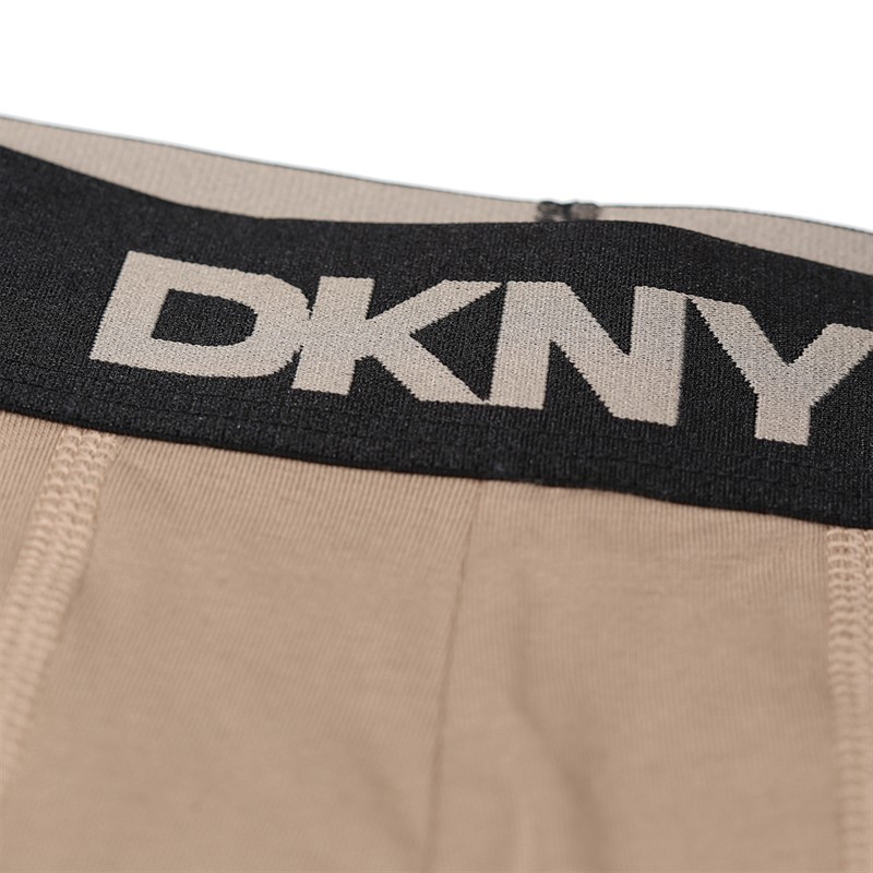 DKNY Mens Jesiah Three Pack Trunks Jet/Sharkskin/Sand