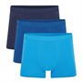 DKNY Mens Dutton Three Pack Modal Boxer Trunks Navy/Blue