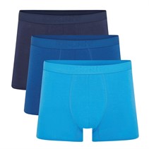 DKNY Mens Dutton Three Pack Modal Trunks Navy/Blue