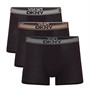 DKNY Mens Carter Three Pack Bamboo Trunks Black